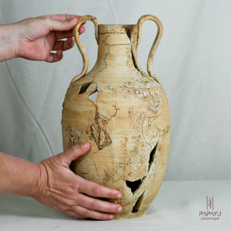 Lampe amphore /7 - Phôs ab Kéramos - Lumière d'intérieur