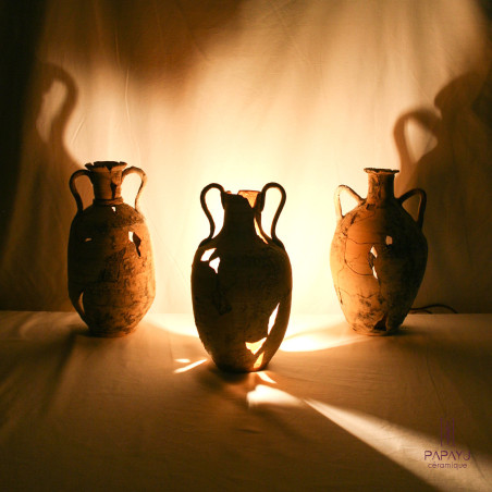 Lampe amphore /7 - Phôs ab Kéramos - Lumière d'intérieur